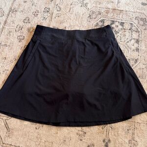 Athleta Black Golf Skort Size 6 Athletic Skirt Built In Shorts Pockets